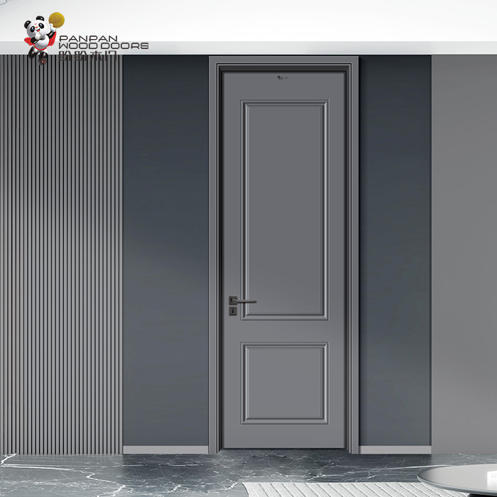 盼盼轻奢油漆门PA5-2|盼盼木门
