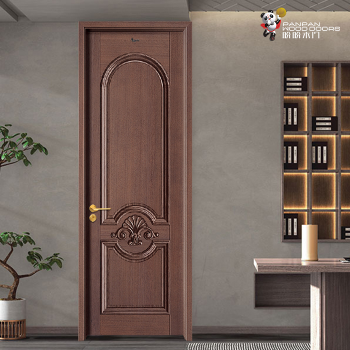 盼盼中式油漆门PC1-3|盼盼木门