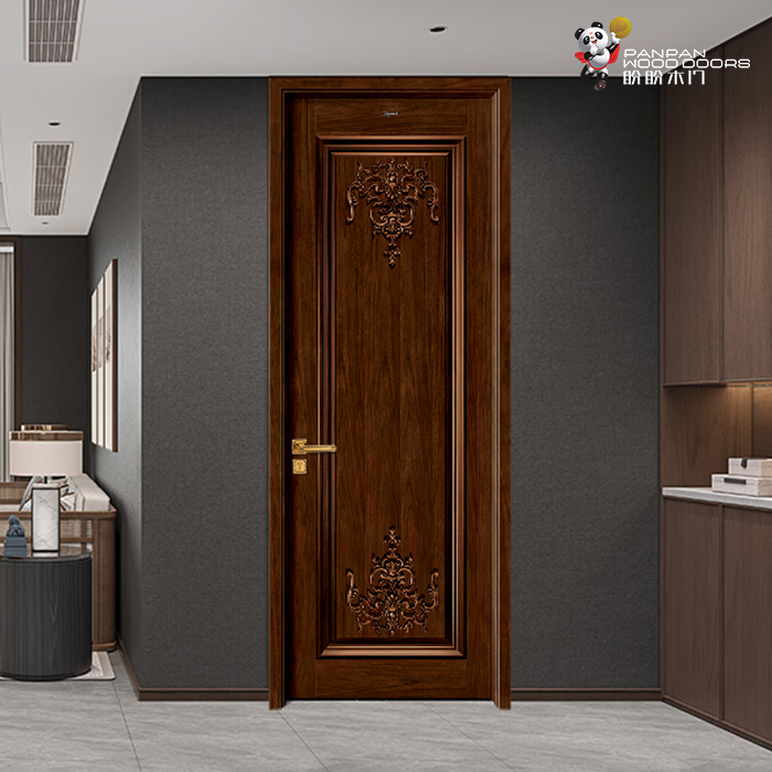 盼盼中式油漆门PC1-5|盼盼木门